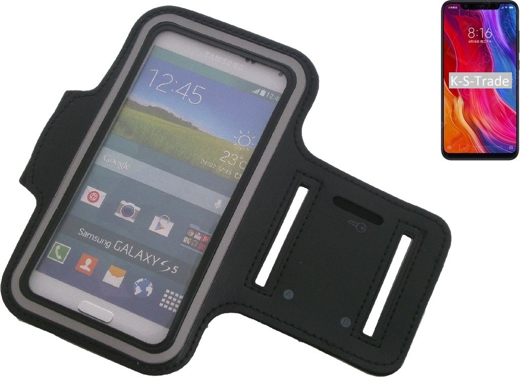 Kompatibel mit Xiaomi Mi 8 Explorer Edition Neopren Jogging Produktbild 