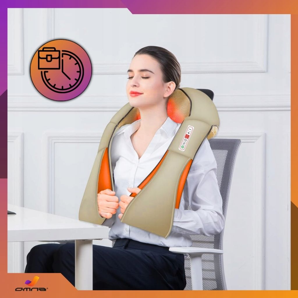OMNA | Masażer karku i pleców Shiatsu Pro 3D z funkcją Zdjęcie produktu 10