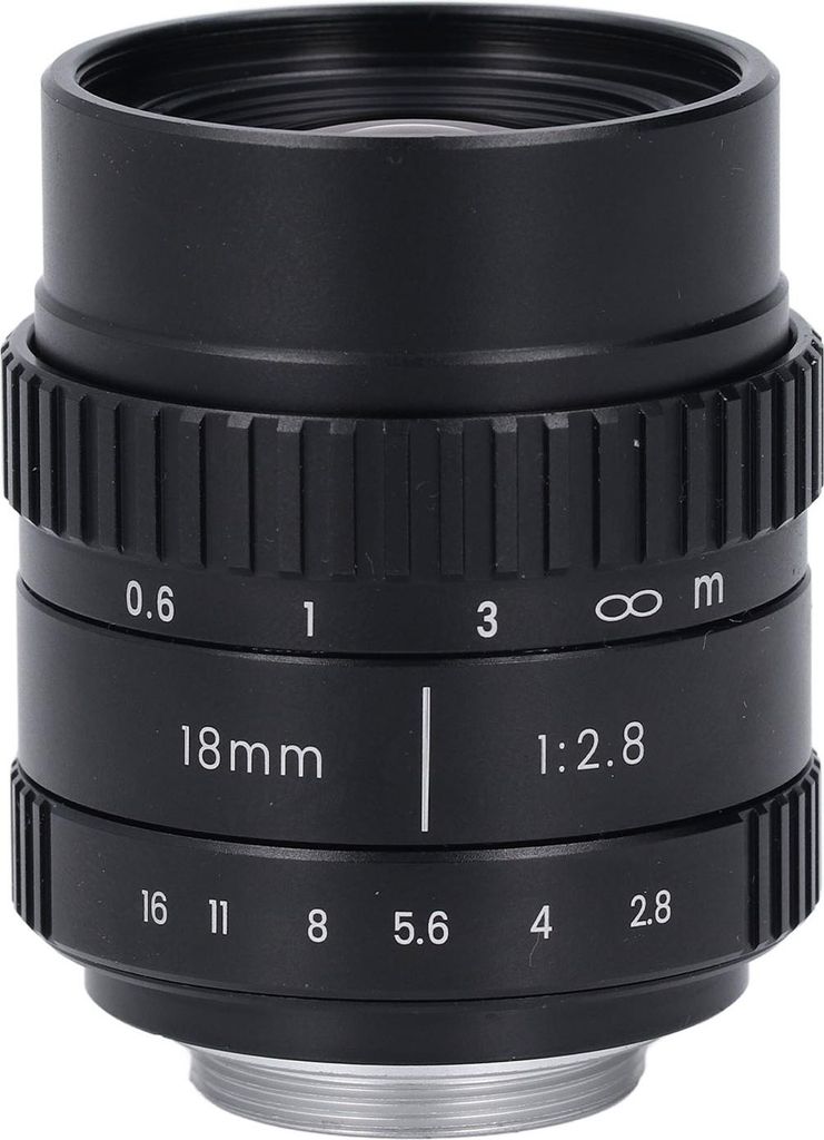 18mm F2.8 Weitwinkel-Handobjektiv aus Aluminiumlegierung für Makro-Kameras mit 4/3-Anschluss