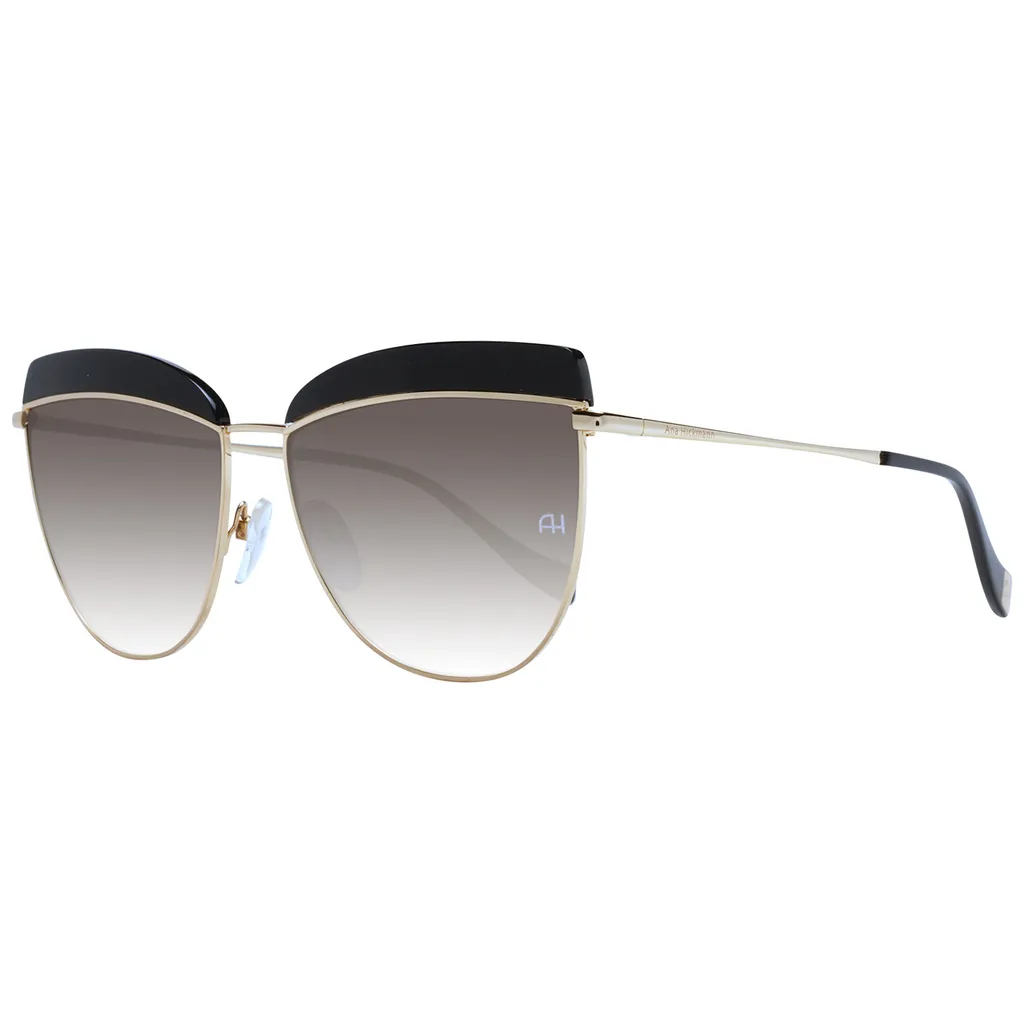 Regalo Donna: Occhiali da Sole Ana Hickmann AH3190 A01 59 Nero/Oro