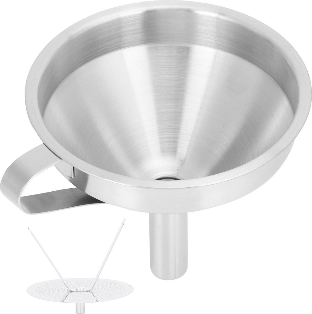 Einfülltrichter aus Edelstahl 304 zum Trennen von Öl, Bier, Kaffee und Wasser – Küchenhelfer