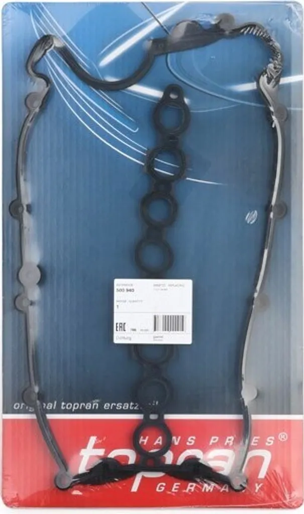 Joint de couvercle de soupape TOPRAN 500 940 - OE 11127794495 pour BMW