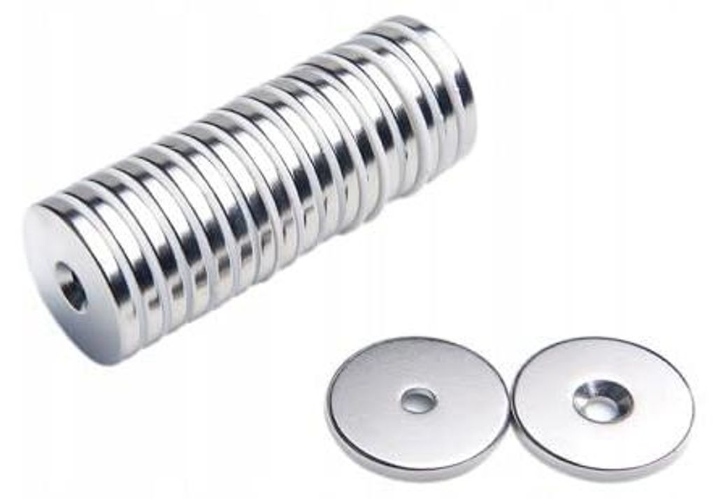 Neodym-Ringmagnet MP 25x(7,5x4,5)x3 N38 10 Stück