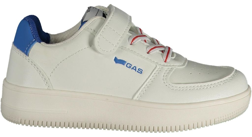 Mädchen Sportschuh: Weiß mit Klettverschluss & Elastiksenkel