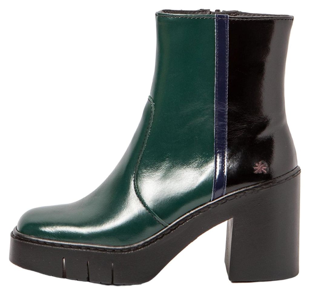 Art Stiefeletten mit Absatz Damen 1974 NAPPA SHINNY JUNGLE-BLACK/BERNA Bunt