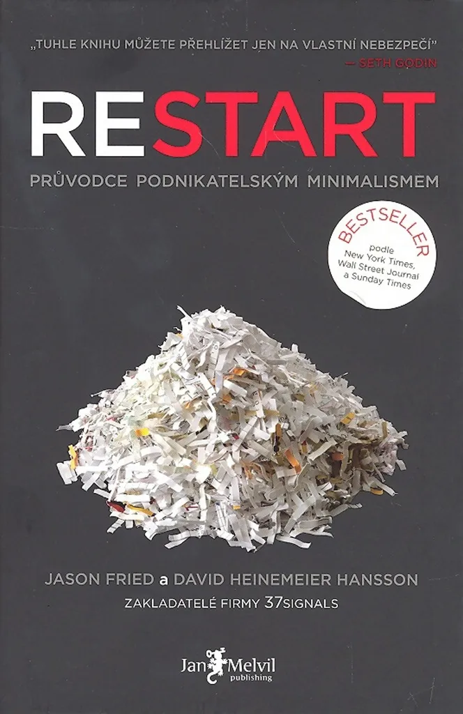 Livre Entrepreneuriat Rework par Jason Fried en Format Broché Premium