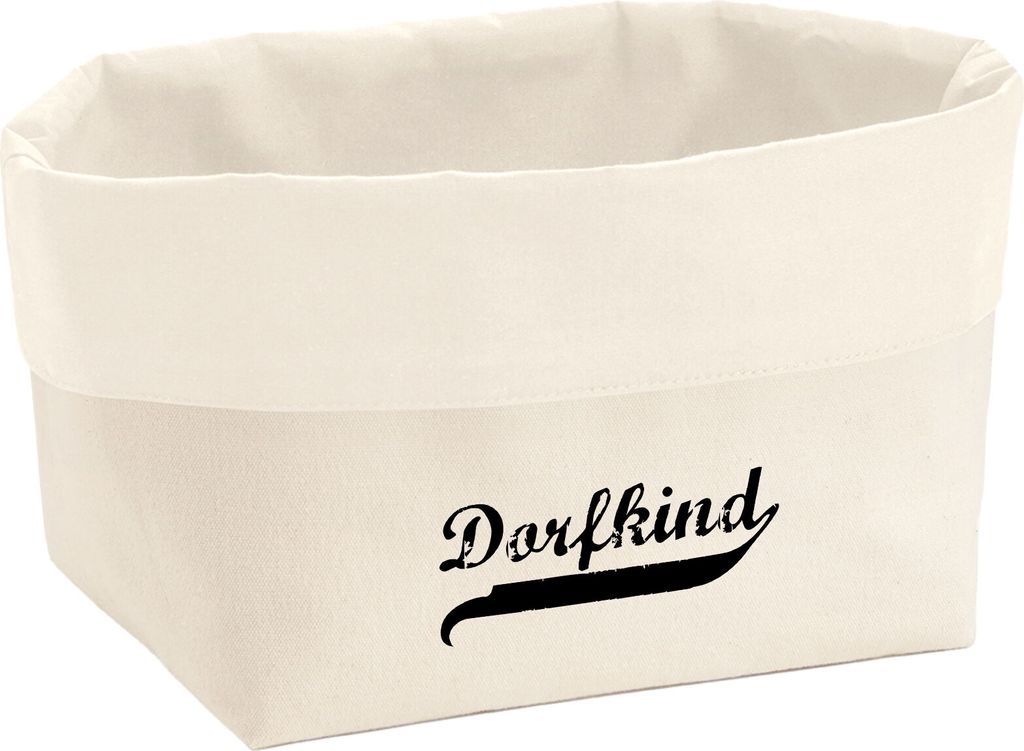 Huuraa Organizer Dorfkind Vintage 3 Liter Medium Canvas Baumwolle Utensilo Geschenkidee