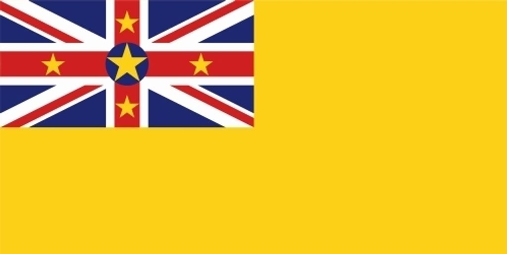 Kiwistar - Autoaufkleber Sticker Fahne Flagge Aufkleber 15cm Niue laminiert