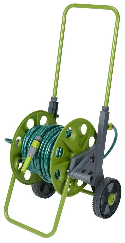 Kinzo Tuyau d'arrosage avec chariot - Incl. 30 m de tuyau, Image du produit 