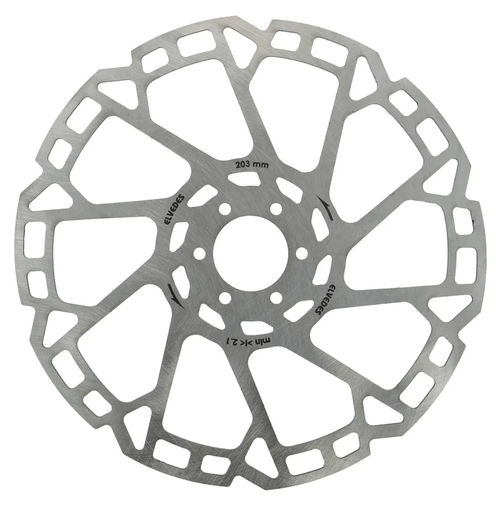 Disque de frein ELEDDES 6 trous Ø203 mm épaisseur 2,3 mm pour VTT