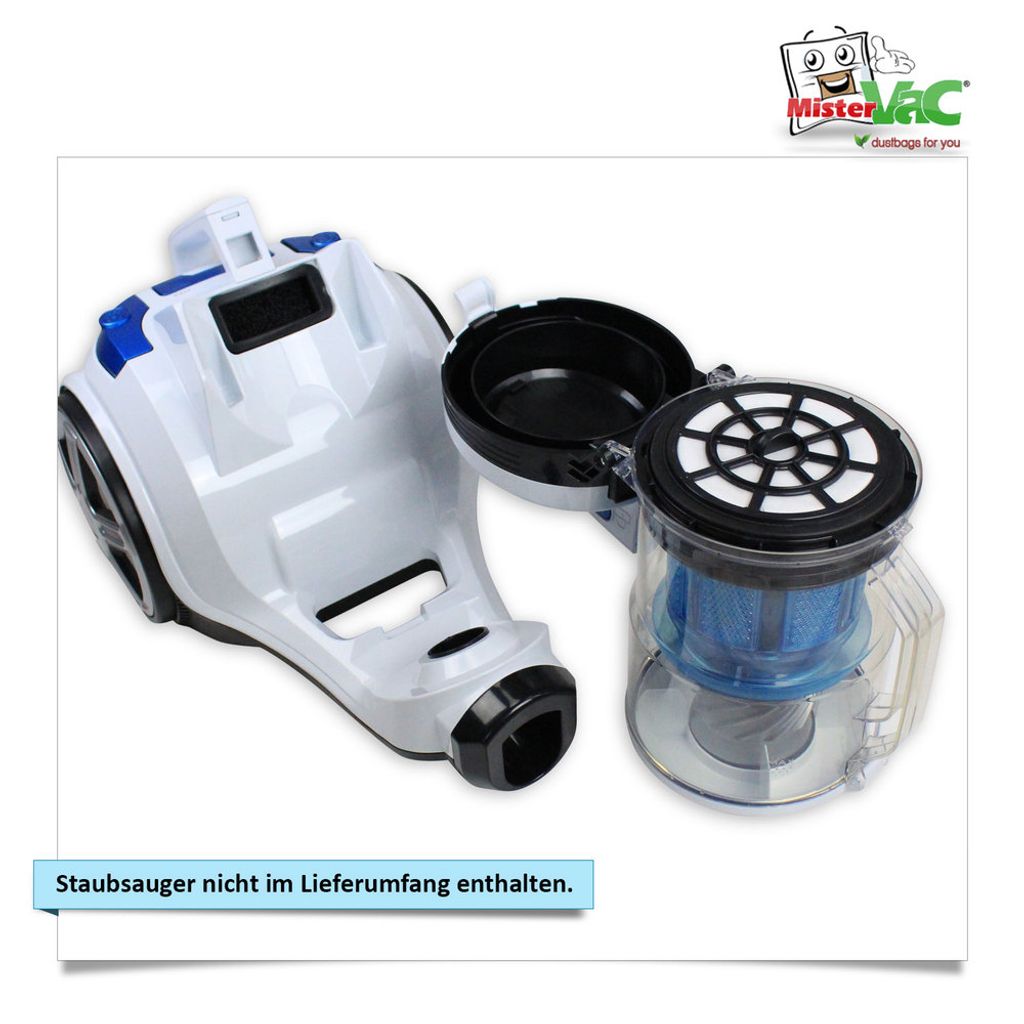 MisterVac Filtro de escape (marco de plástico) compatible con Parkside