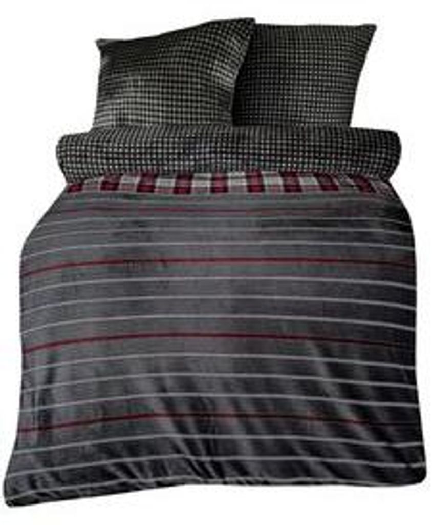 3 tlg Winter Thermo Fleece Flausch Nicky Wende Bettwäsche 200x200 Jona