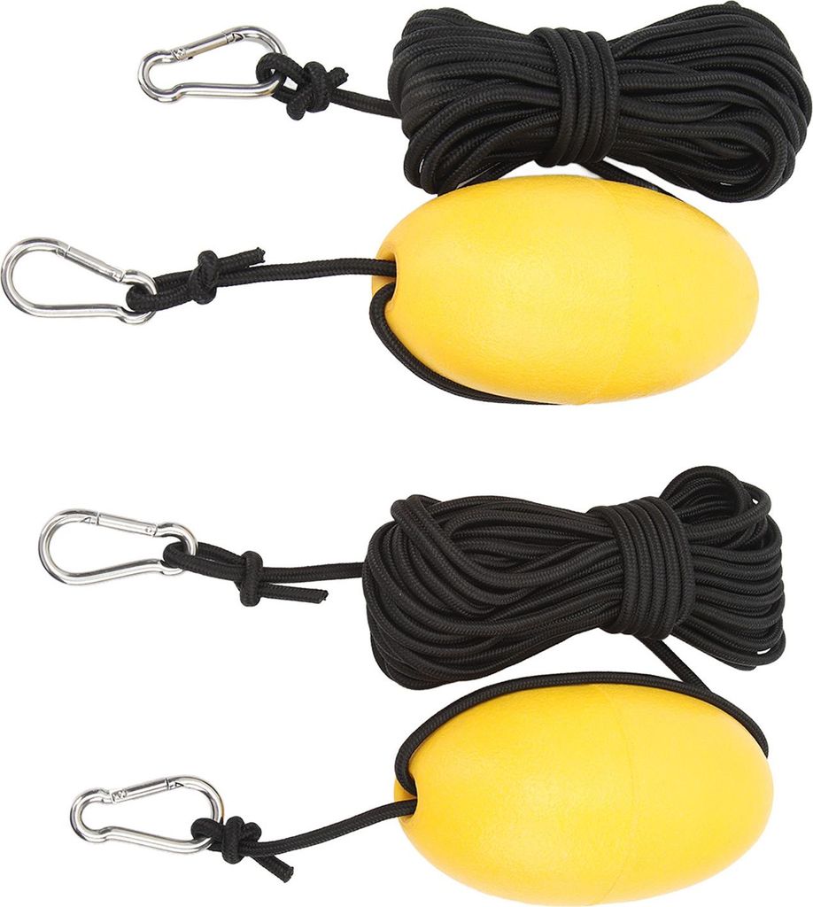 2pcs Marine Seilschleppleine Boje Ball 30 Fuß Driftanker für Boot Yacht Jet Ski aufblasbar