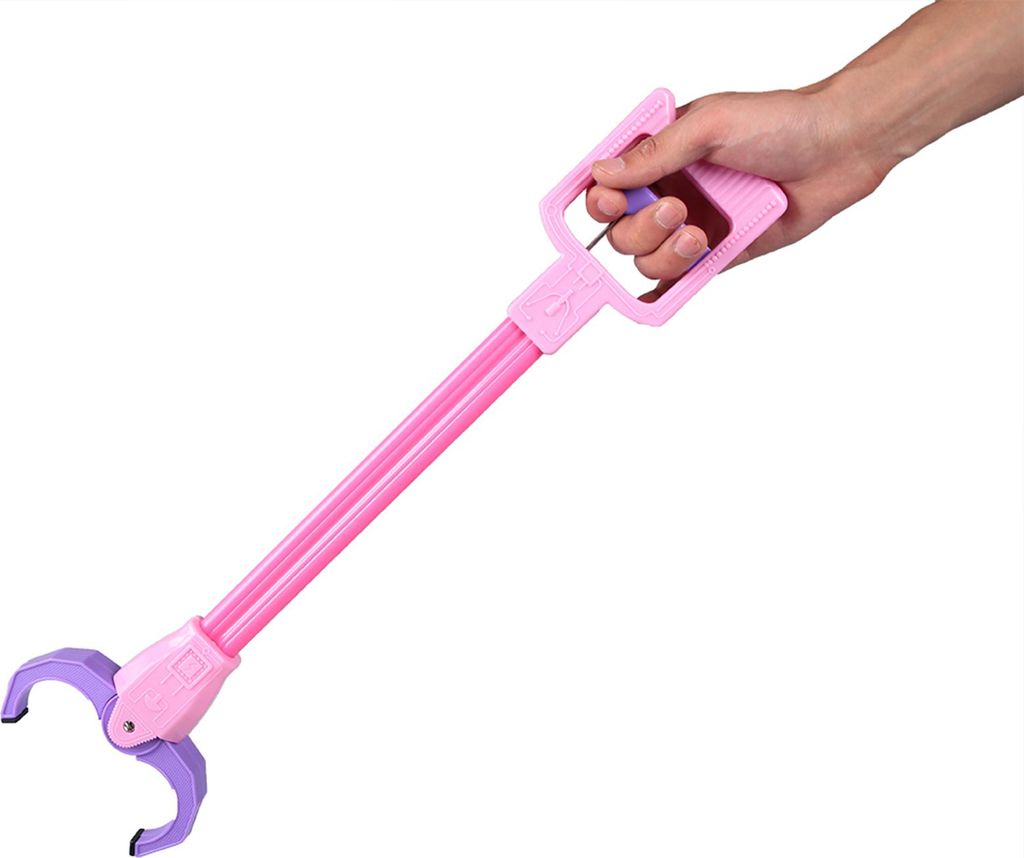 Kinder Intelligenz Spielzeug Hand Klaue Grabber Kinder Grabbing Pick Up Spielzeug (rosa)