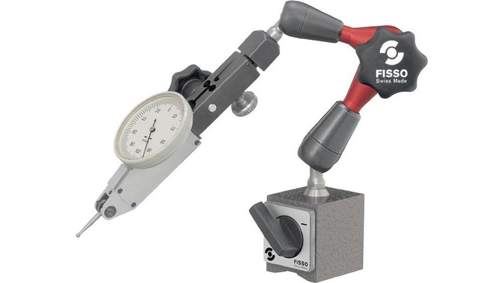 Hitec Magnetmessstativ Höhe 220mm Haftkraft 300N Aktionsradius 130mm - 570-2500