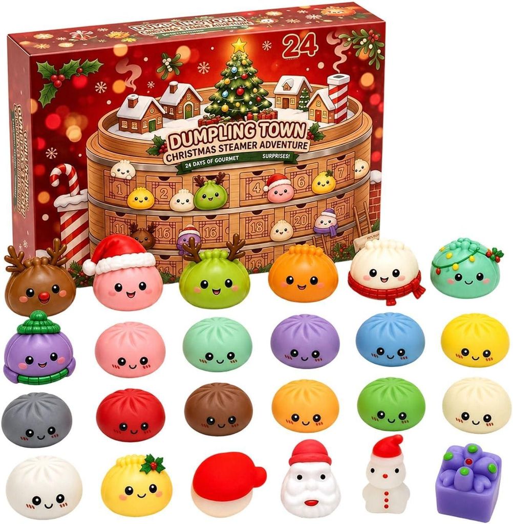 Weihnachten Adventskalender Quetschspielzeug-Kalender(E)24 Produktbild 