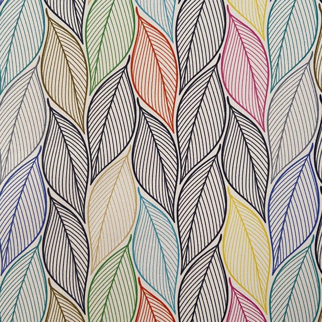 Klebefolie - Möbelfolie Blätter bunt Nachbildungfolie 45 cm Produktbild 