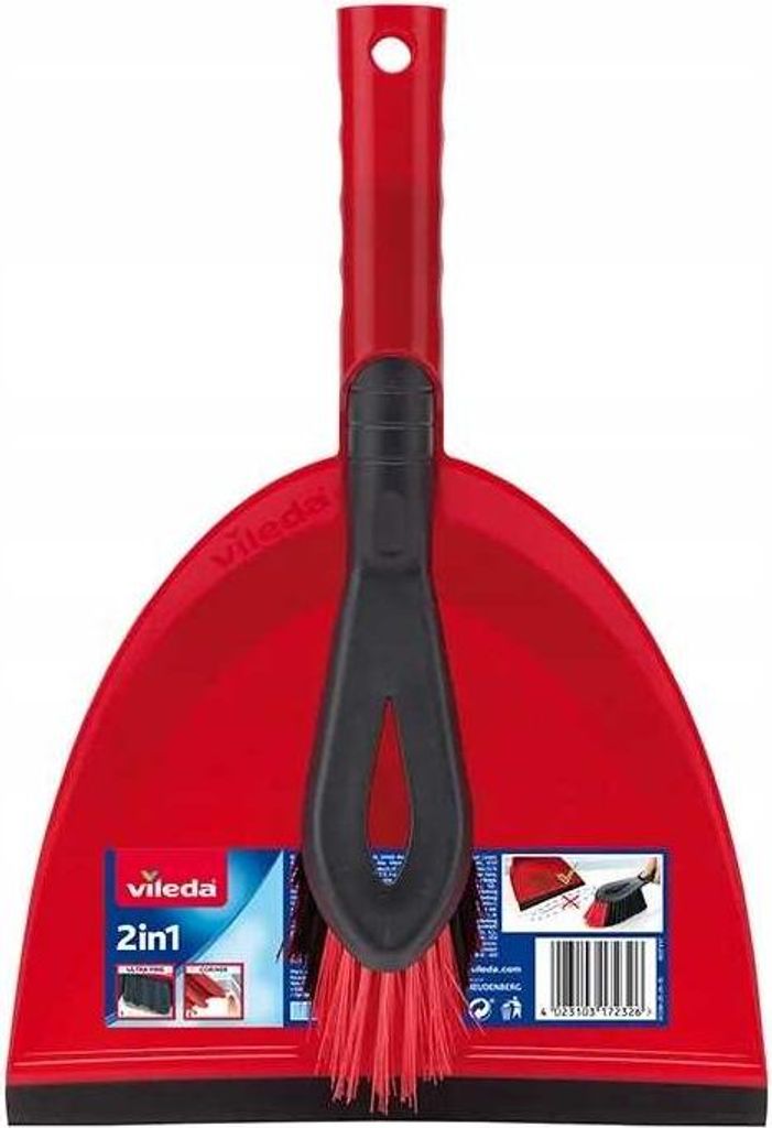 Lopatka na prach 2 v 1 s ručním kartáčem Vileda Obrázek produktu 