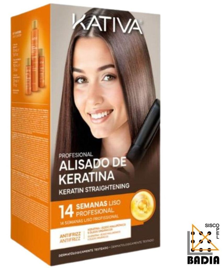 KIT PROFESSIONNEL KATIVA POUR LISSAGE À LA KÉRATINE, 2 Image du produit 
