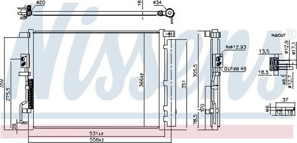 Stop aux fuites de clim : Condenseur 97606D7050 pour Sportage et Tucson