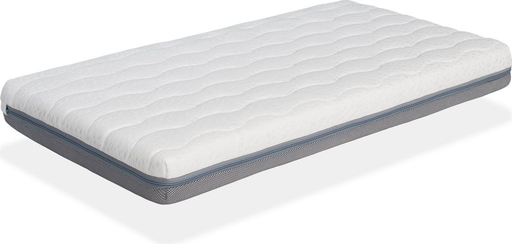 Babymatratze 57X117 KALA - Hohe 11CM - Kindermatratze - Entfernbar - Doppelseitiger viskoelastischer Schaum und perforierter Kern