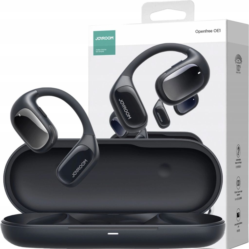 JOYROOM Wireless Open-Ear Headphones Joyroom JR-OE1 (Dark Obrázok produktu 