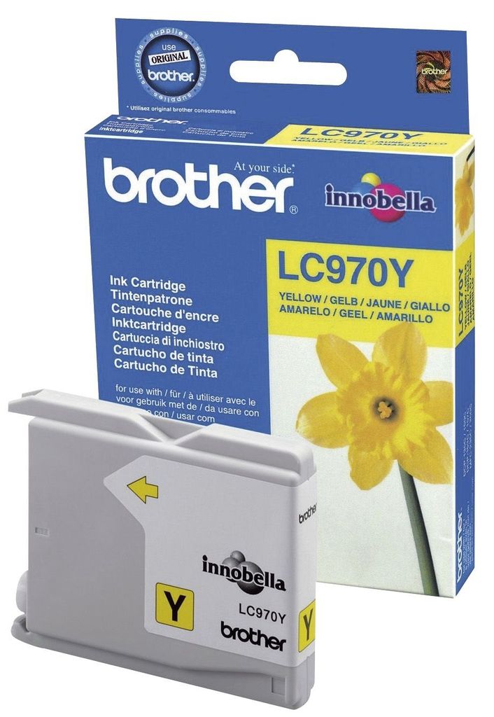 Brother LC LC970YBP - Cartouche d'encre d'origine - Jaune - Image du produit 