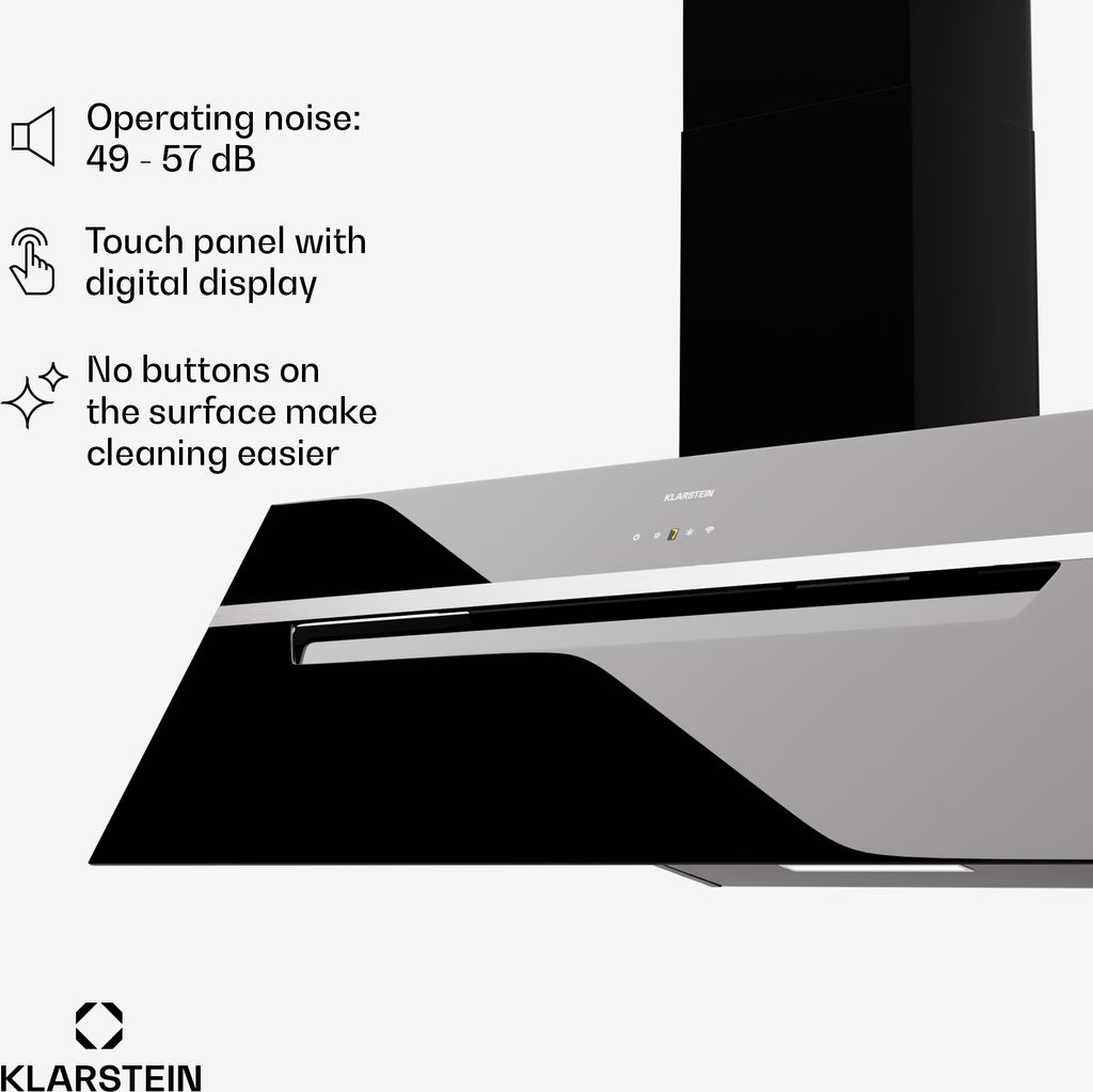 Klarstein digestor, 90 cm, recirkulácia, prietok 305 m³/h, Obrázok produktu 5