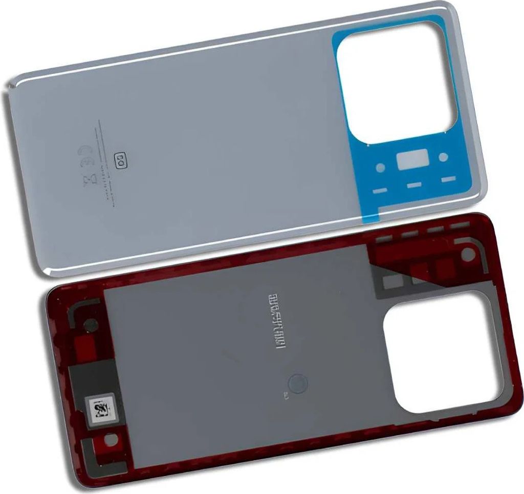 Ersatz Akkudeckel für Xiaomi Poco X6 Pro (2311DRK48G, 2311DRK48I), Grau