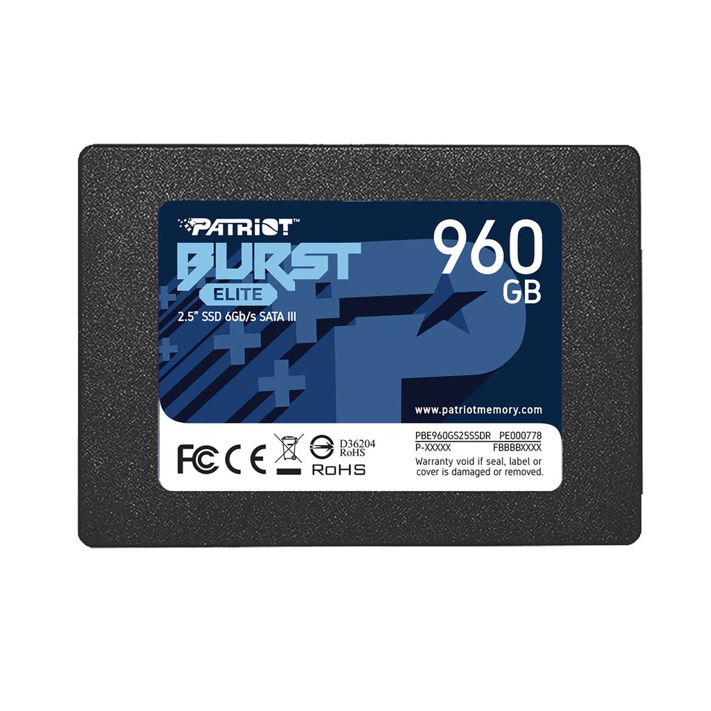 Burst Elite 960 GB (schwarz, SATA 6 Gb/s, 2,5")