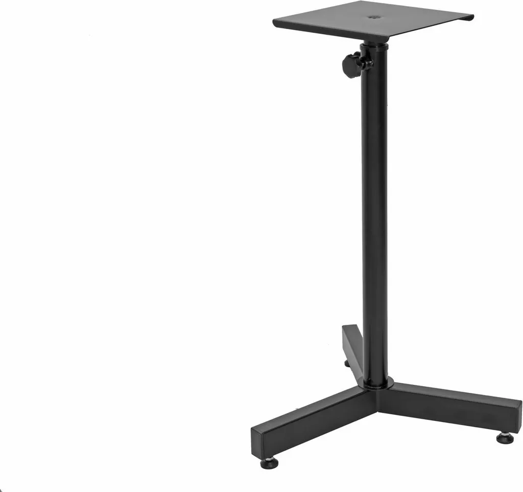Pied d'écran Omnitronic EUMO-2 en acier avec hauteur ajustable stable - 2