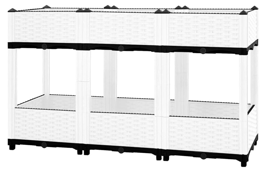 Hochbeet 120x40x71cm aus Polypropylen