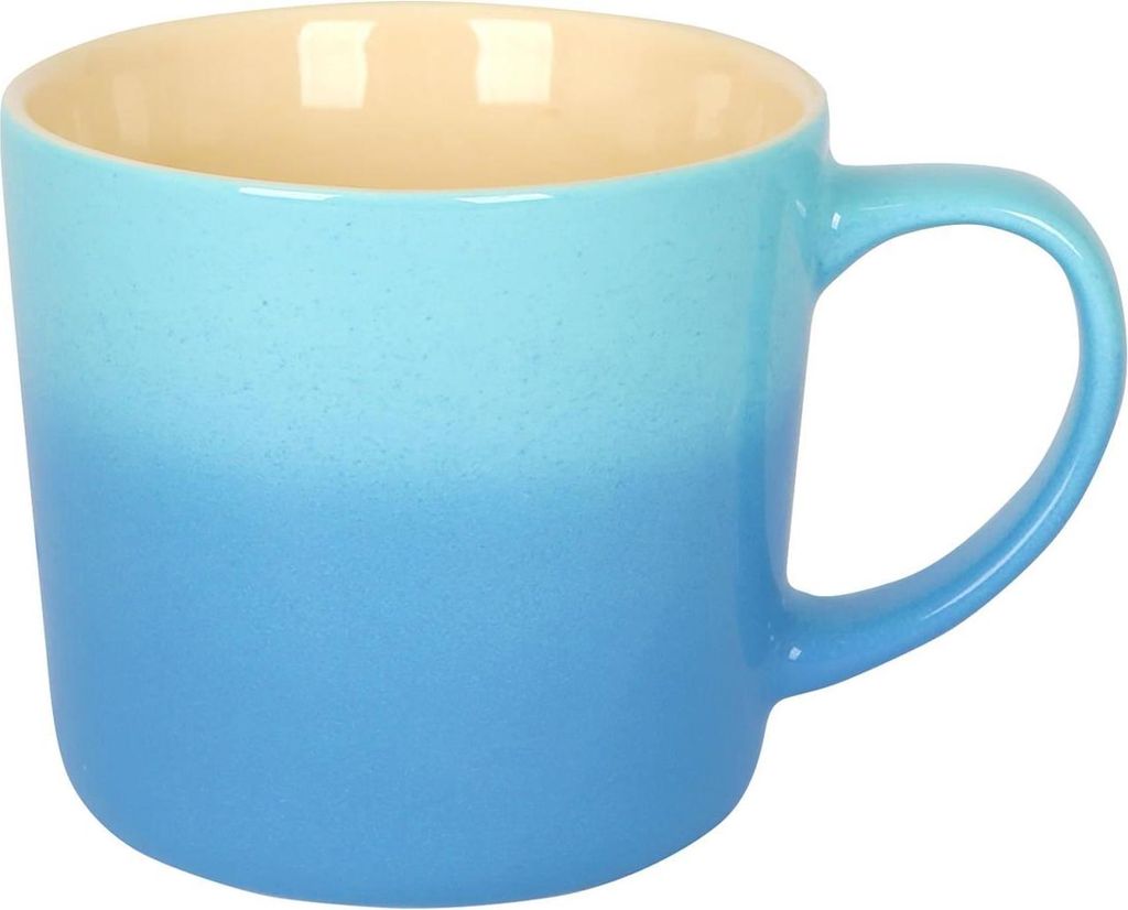 Argon Ta Tasse aus neuem Bone China – 330 ml – Blaues Ombre