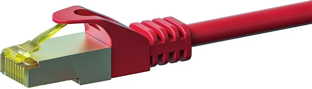 Cavo Ethernet Cat 7 S/FTP Rosso 2m - Alta Velocità RJ45 per Gaming e Ufficio