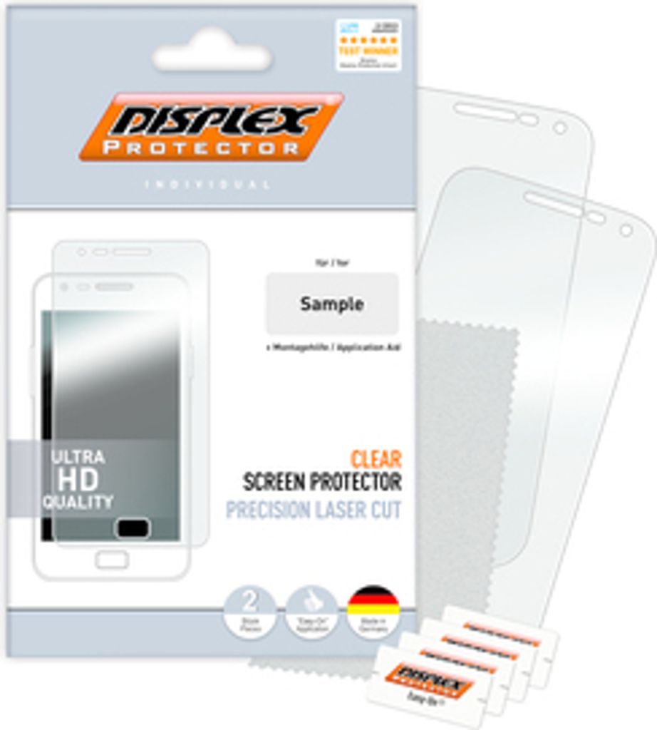 Displex Clear Screen Protector, Schutzfolie (2x) für Samsung Galaxy S5 / S5 neo