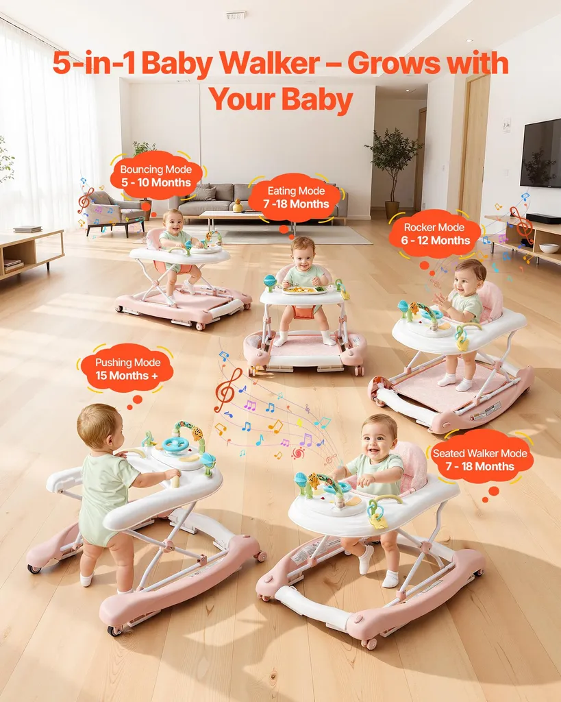 Trotteur Bébé Pliable Anti-Chute : Solution Idéale pour Petits Espaces - 2