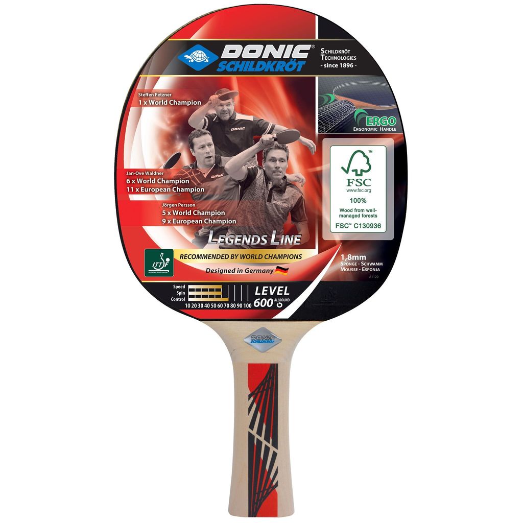 Raketa na stolný tenis DONIC Legends 600 Obrázok produktu 2