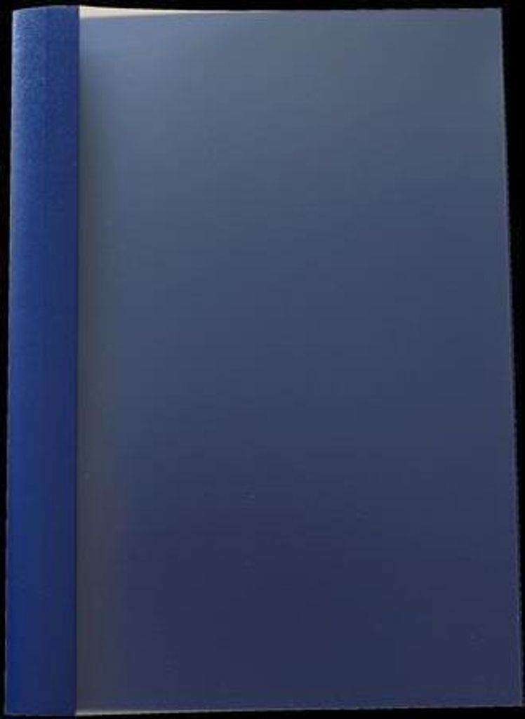 Bindemappen, Noblessestruktur, VE= 100 St., satiniert, dunkelblau 11 mm
