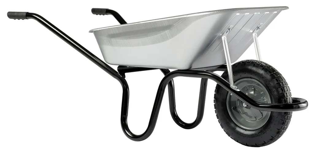 Brouette de Chantier 80l Idéale pour Transporter Sable et Gravats