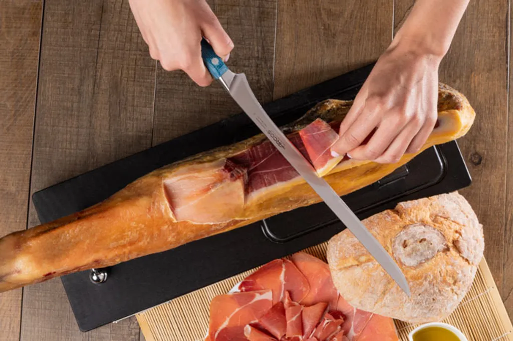 Arcos Brooklyn: Il Coltello per Prosciutto Elegante in Micarta Blu - 7