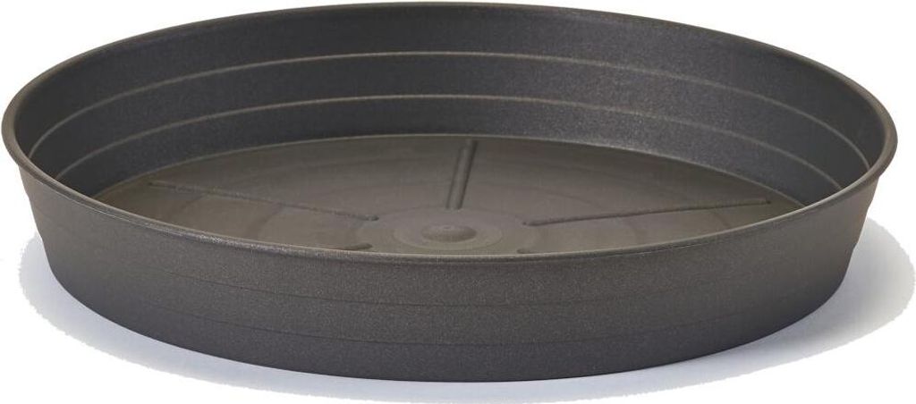 Pflanzuntersetzer Sabbiato Ø 18 cm anthrazit Greener