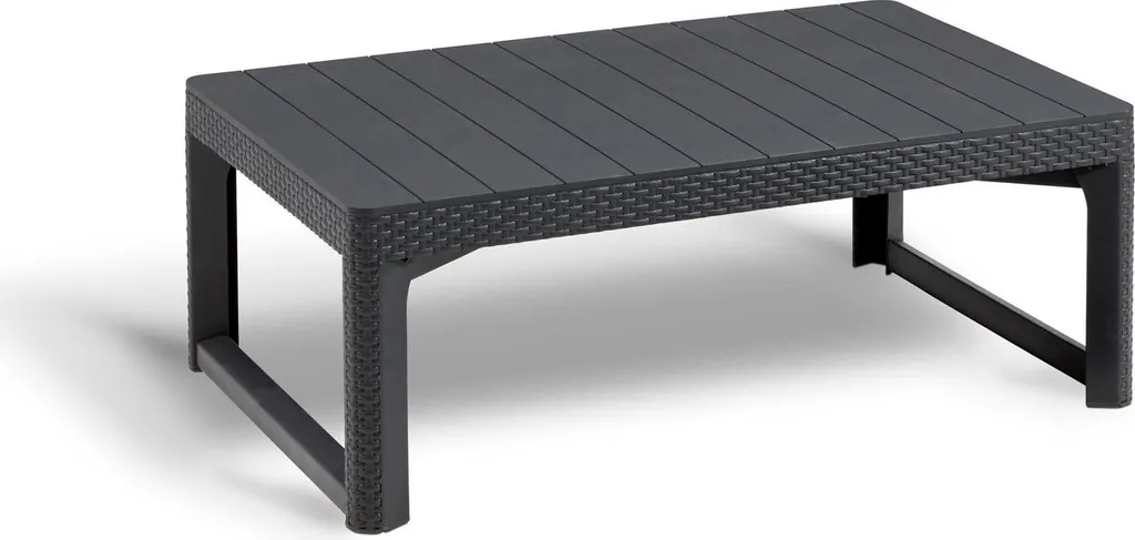 Table de jardin modulable Allibert Lyon 2 en 1 gris graphite - 33