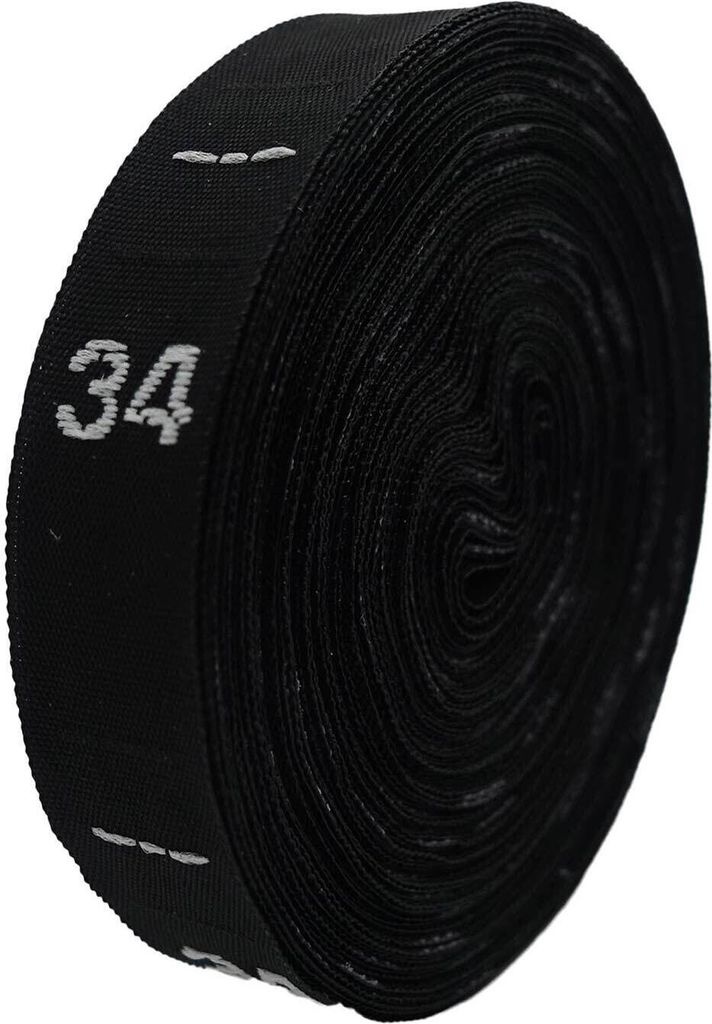 300 Größen-Etiketten Kleidergrößen Textiletiketten Labels 40x10mm Variantenwahl