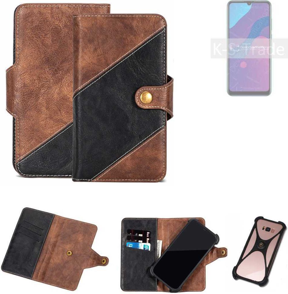 K-S-Trade Handyhülle Schutzhülle Bookstyle Case kompatibel mit Huawei Honor Play 9A Klapphülle Cover Hülle Schutztasche 1x