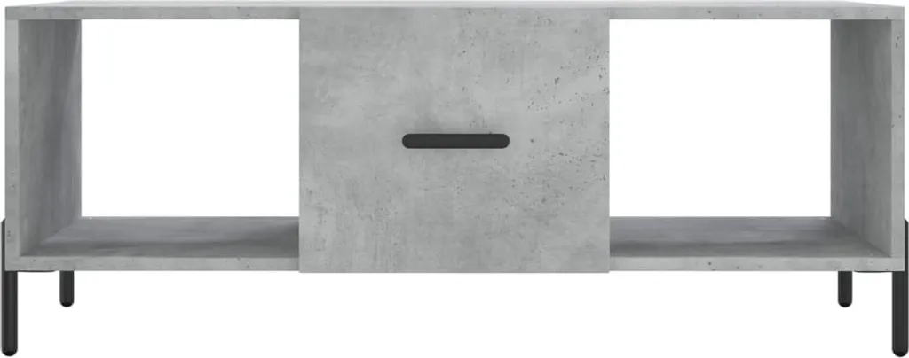 Tavolino Salotto 102x50 Grigio Cemento Maison Exclusive - Miglior Prezzo - 6