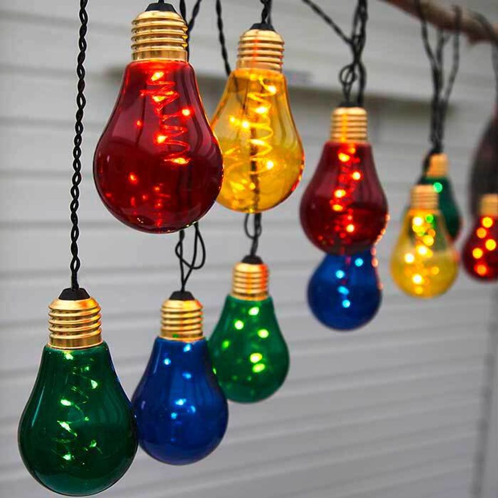 Star LED-Lichterkette 'Glow', 10teilig, bunt Produktbild 