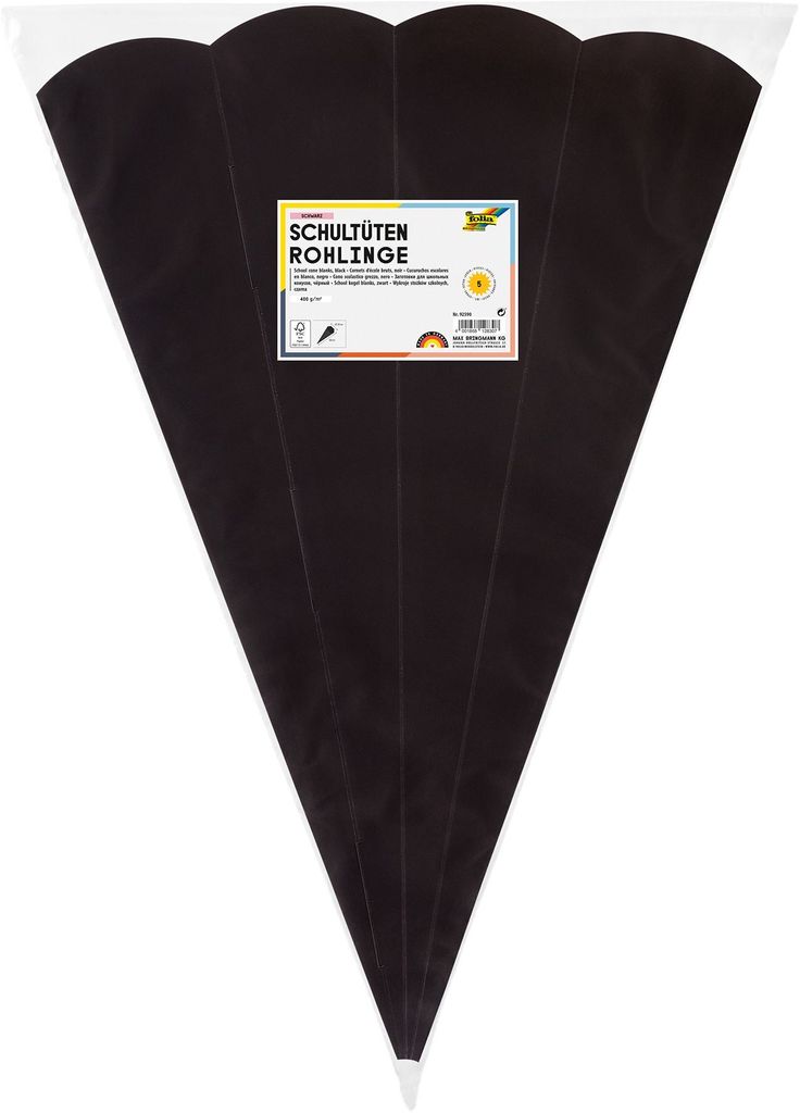Folia 92590 Schultüten Rohling - 68 cm, sechseckig, Produktbild 