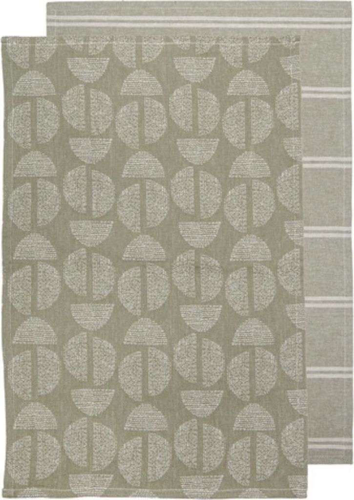 ladelle Splice Moos Geschirrtücher 45 x 70 cm 2tlg