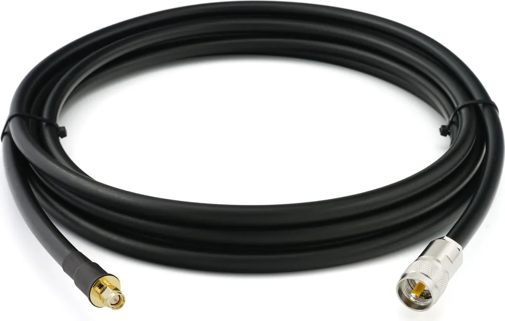 Cavo Antenna PL259 8D-FB 3m - Prolunga Coassiale per Radioamatori - 4