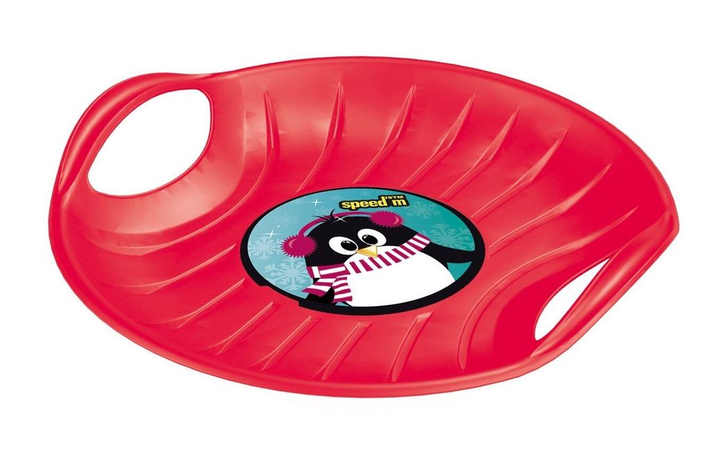 Rodelteller SPEED M - rot 60 x 60cm Produktbild 3